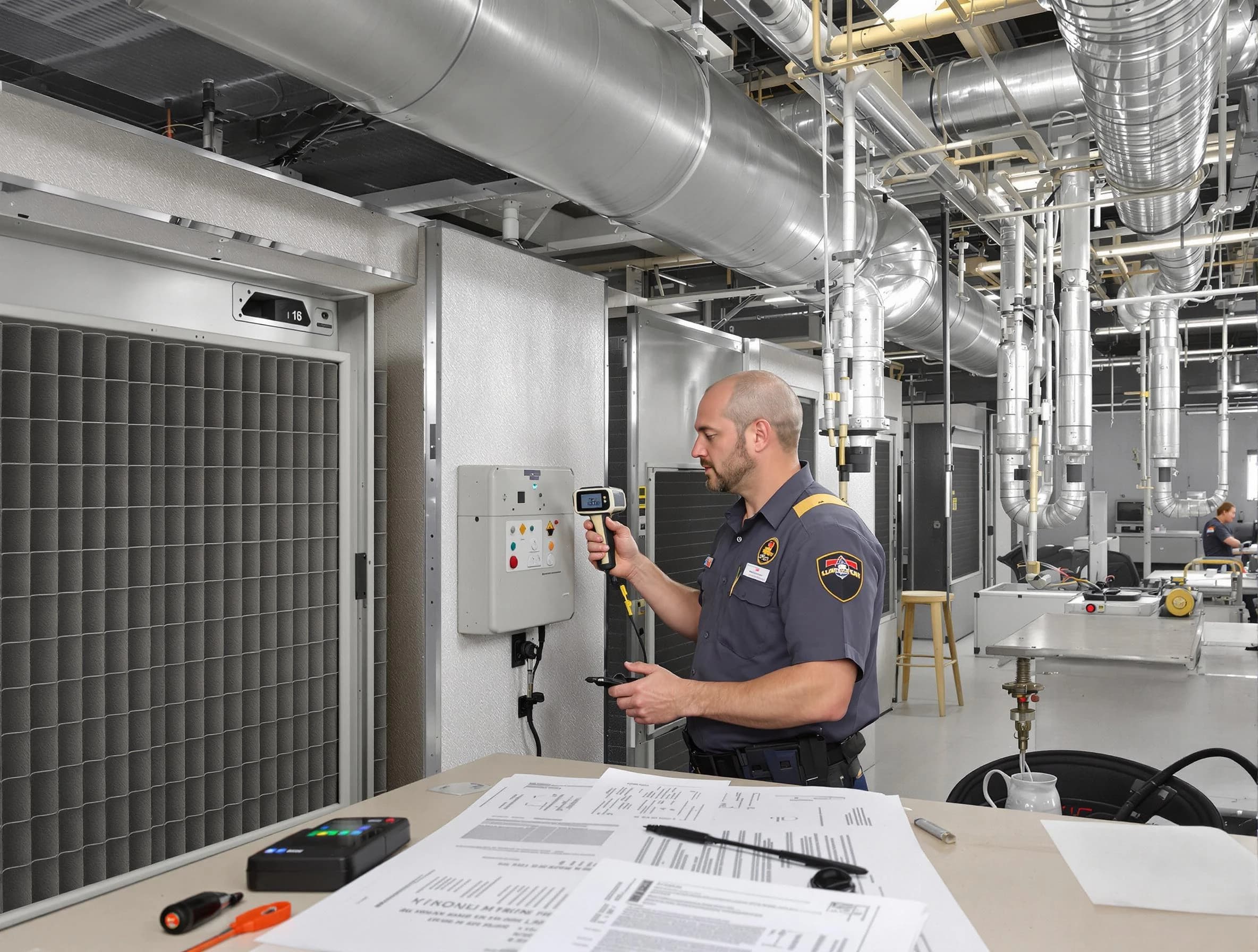 Professional filter system inspection by Cottonwood Heights Air Duct Cleaning in Cottonwood Heights