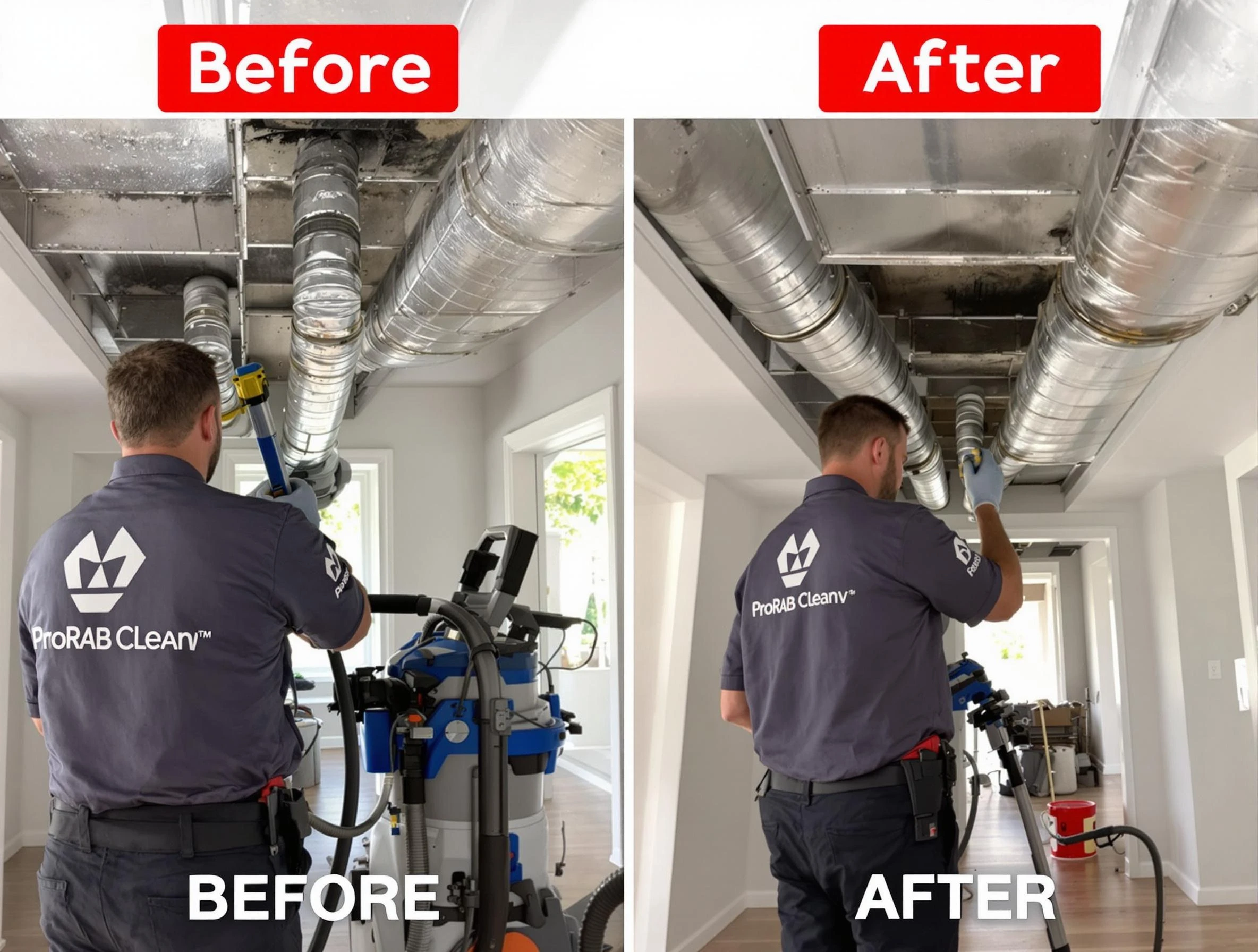 Cottonwood Heights Air Duct Cleaning expert performing thorough residential duct cleaning in a Cottonwood Heights home